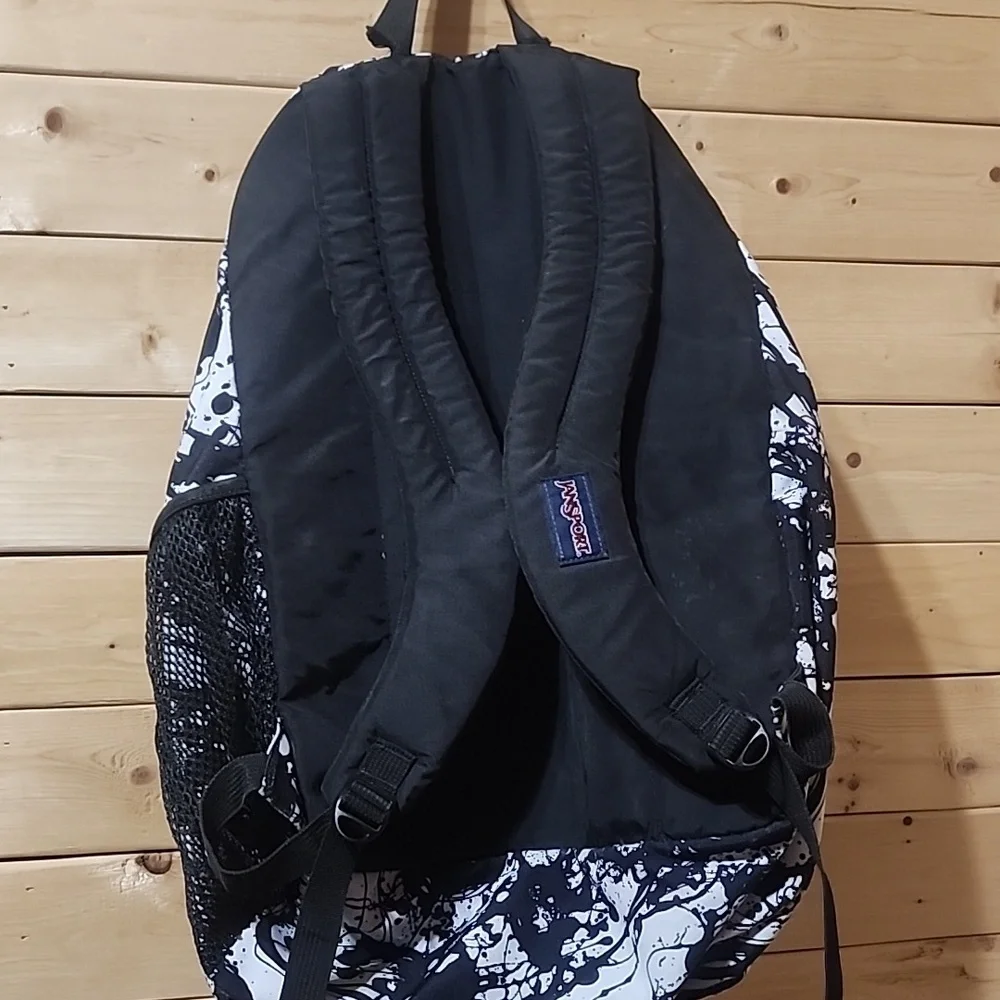 Jansport Superbreak Black Paintball Backpack